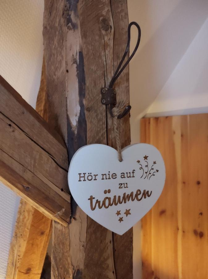 Minicamping Und B&B Apartment Hintergarten Niederorschel Eksteriør bilde