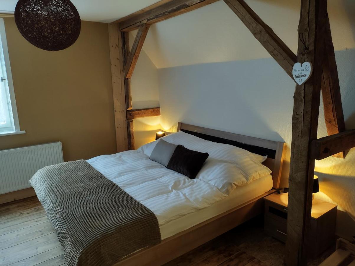 Minicamping Und B&B Apartment Hintergarten Niederorschel Eksteriør bilde