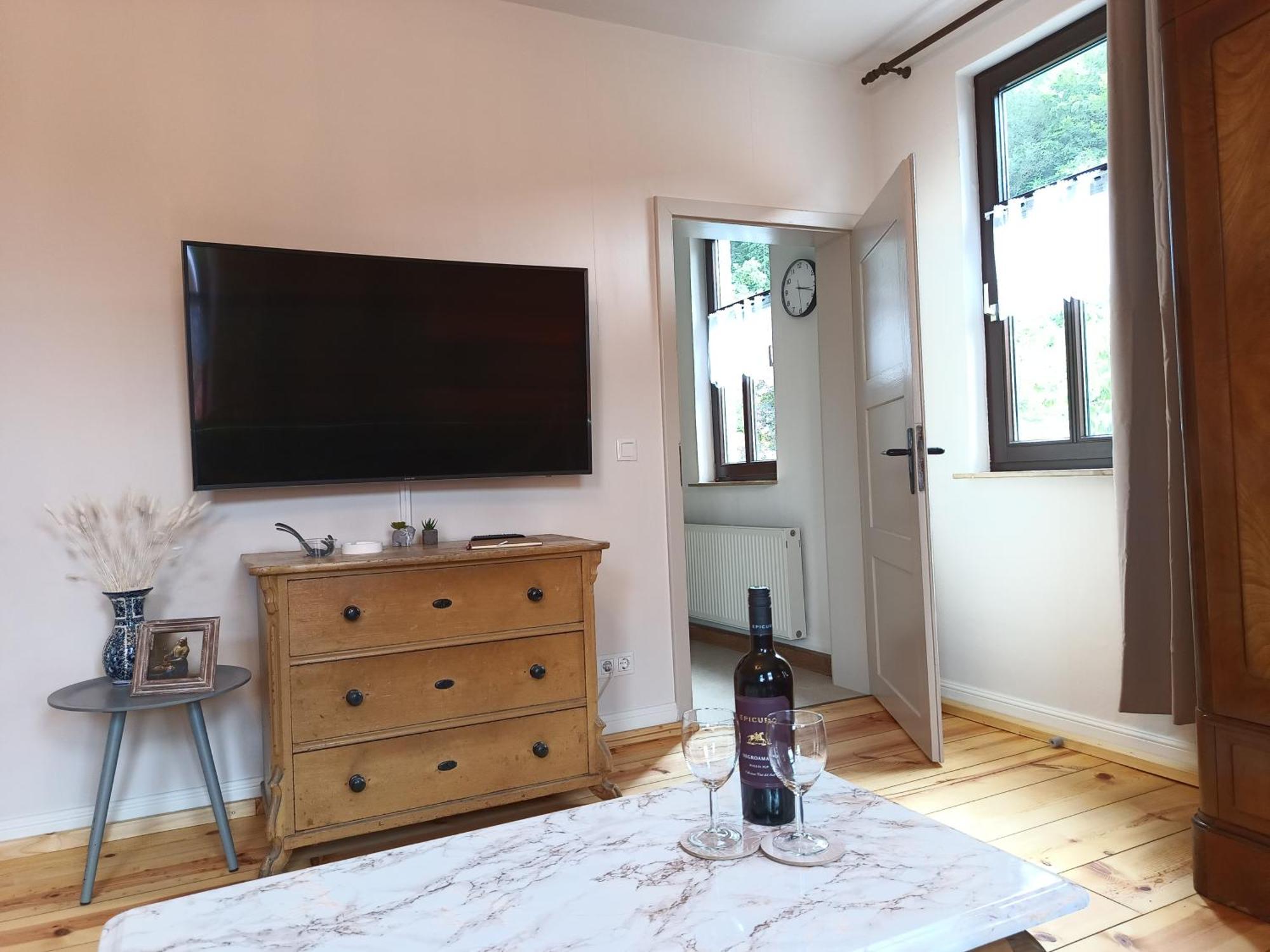 Minicamping Und B&B Apartment Hintergarten Niederorschel Eksteriør bilde