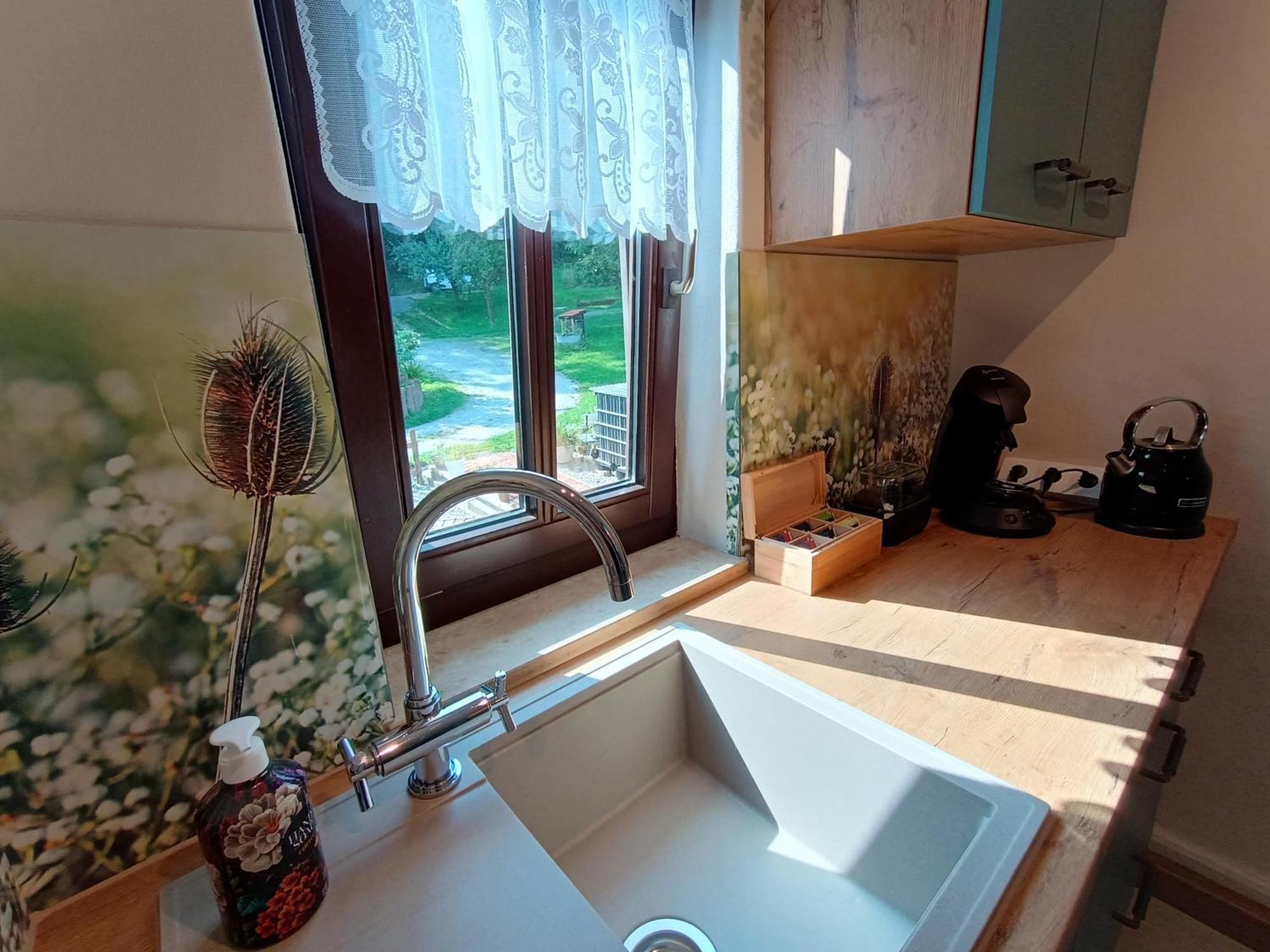 Minicamping Und B&B Apartment Hintergarten Niederorschel Eksteriør bilde