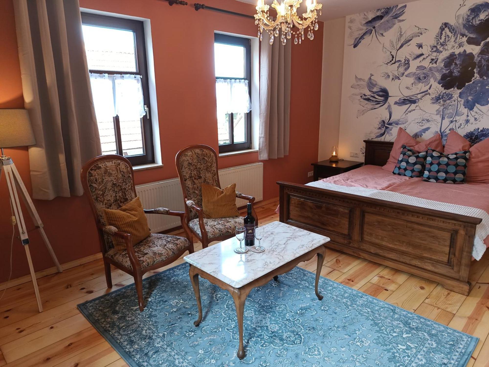 Minicamping Und B&B Apartment Hintergarten Niederorschel Eksteriør bilde